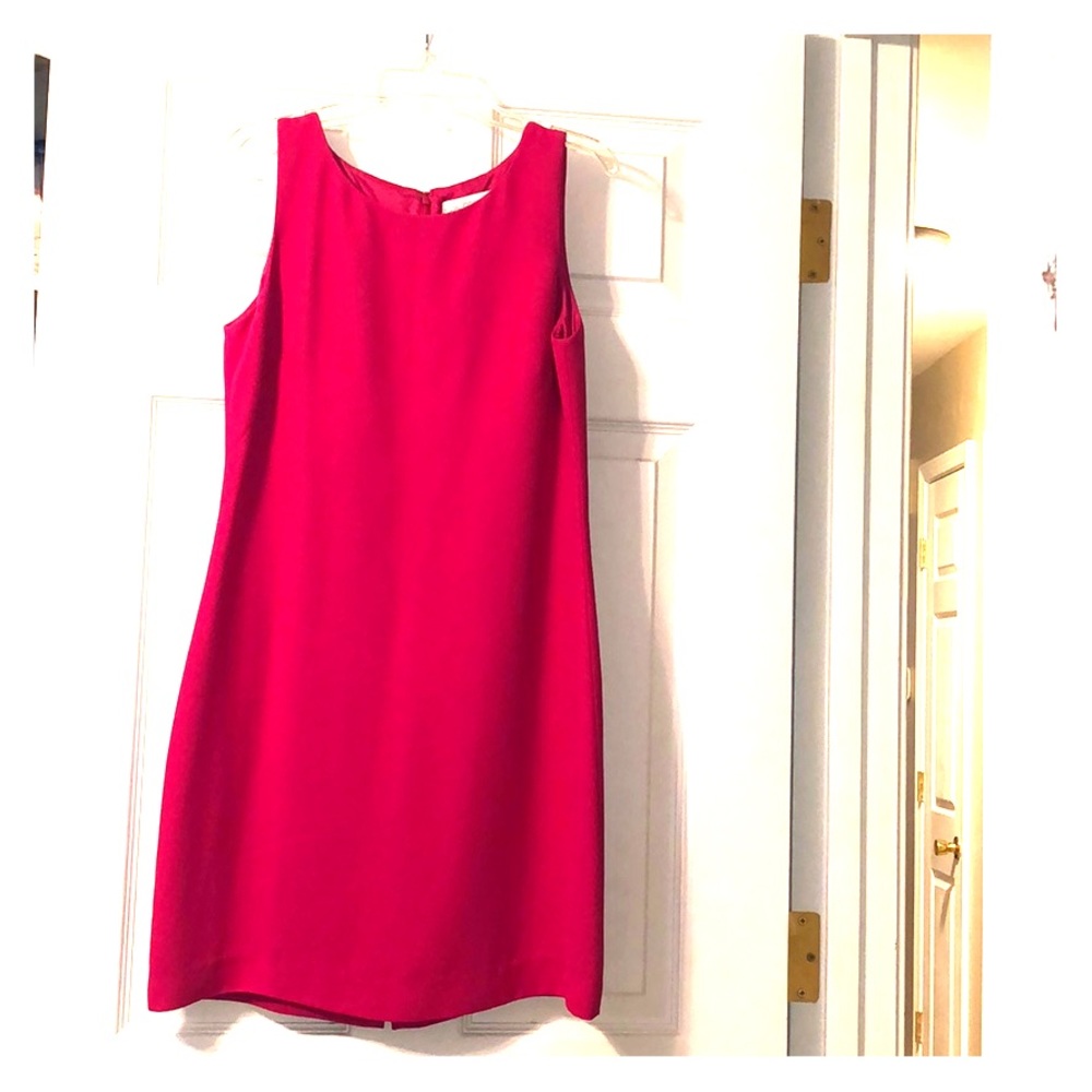 Hot pink dress